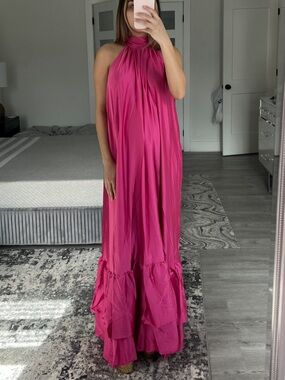 Red Dress Boutique Sleeveless Maxi in Hot Pink